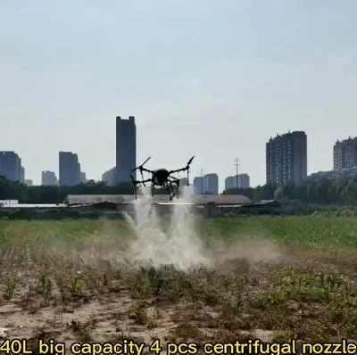 Los mejores 40 litros GPS Dron Pulverizador Agricola Fumigador Agricultural 40kg Power Control remoto Farmer Agri Spray Drone para la agricultura Pulverizador
