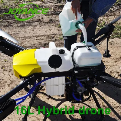 Joyance Jt16L-404 HB Hybrid Drone Sprayer gasolina polvo Drone aceite Drone Sprayer Drone Agrícola