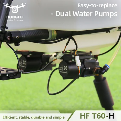 Empresas industriales de Drone 60L rentable Dron de Fumigacion Agricola Aerosol para agricultura de larga distancia operado con aceite con mando a distancia
