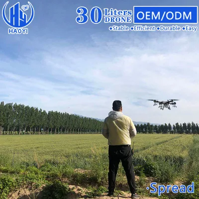 30L Agricultura Drone fertilizante sembradora esparcidor Dron UAV Drone Farm Pulverizador de cultivo Agricultura Drone esparcidor y pulverización 30L Drone