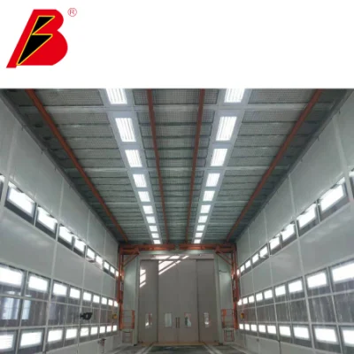 Sala de pintura de helicópteros de la cabina de pintura de la pintura del avión