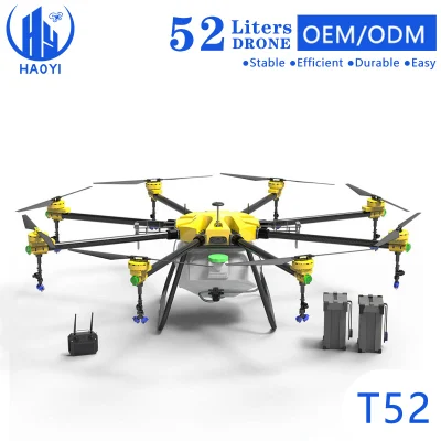Venta 52L GPS Pesado largo alcance Agricultura Agro Agricola Dron Pesticida Herbicida Pulverizador Trigo Maíz Frutal Cultivo Agrícola fumigación Uav Drone