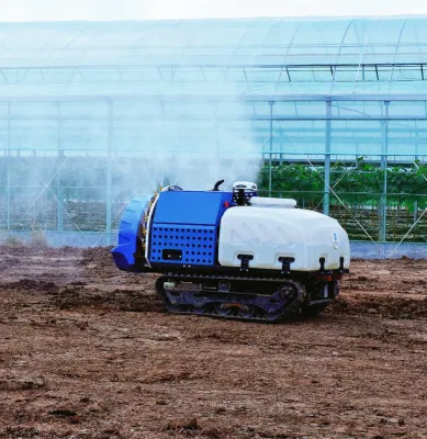 Pulverizador agrícola Drone no tripulado equipos agrícolas Robot de pulverización agrícola
