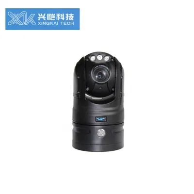 Sistema de cámara PTZ para montaje en vehículos Manufatcurer 4MP con zoom óptico 33X vigilancia móvil 4G de la fábrica de alimentación para el vehículo de seguridad móvil CCTV