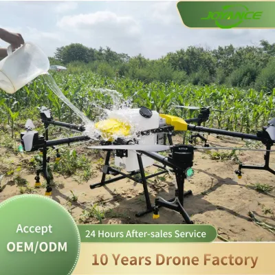 Auto Pilot 30L fumigación Agricultura Agricultura Drone Jt30 Maquinaria agrícola Drone para la propagación de fertilizantes Protección de plantas para el Control de plagas en Granja grande