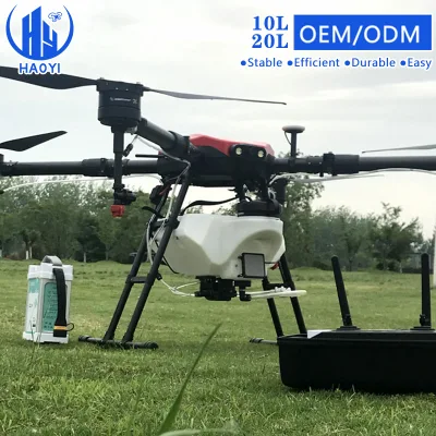 Iniciar un negocio de la pulverización de Drone 10 20 litros de largo alcance, la agricultura GPS autónomo Drone de pulverización para la venta el precio con el Español de Control Remoto en varios idiomas