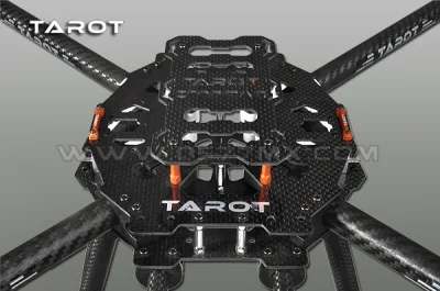 Tarot FY650 TL65b01 Plegado completo Hexacopter 650mm 3K de fibra de carbono puro aviones Fpv Marco para la fotografía aérea Drone