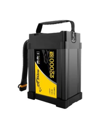 Alta capacidad de 22000 mAh batería de litio de 12s Drone
