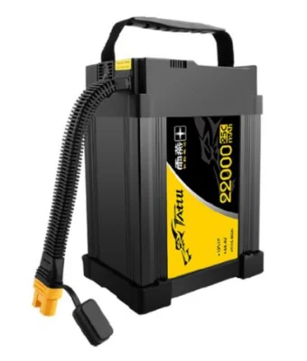 Alta capacidad de 22000 mAh batería de litio de 12s Drone
