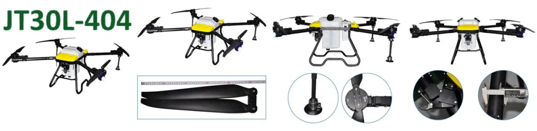 Powerful Quick Fold Drone 30L Agricultural Uav 4-Axis Agro Crop Equipment for Spraying 30kg Payload Agri with Fpv Camera