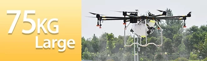 Agriculture Pesticide Battery Citrus Sprayer Uav 72L Agricultural Dron Fumigate Drone Frame for Agro Fruit Wheat Cron Crop Spraying Price