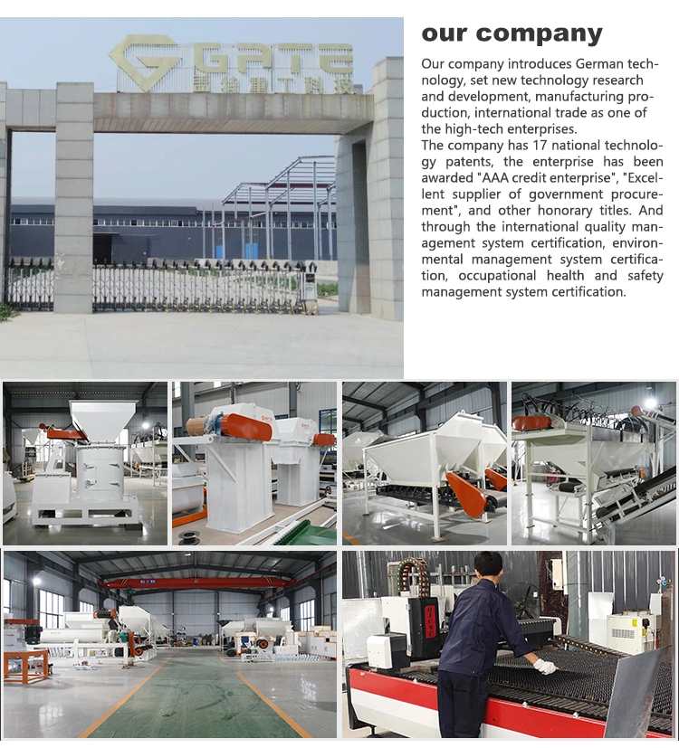 Gate 3-5t/H Drones Agricultural Spraying Manufacturing Plant NPK Fertilizer Granulator Machine