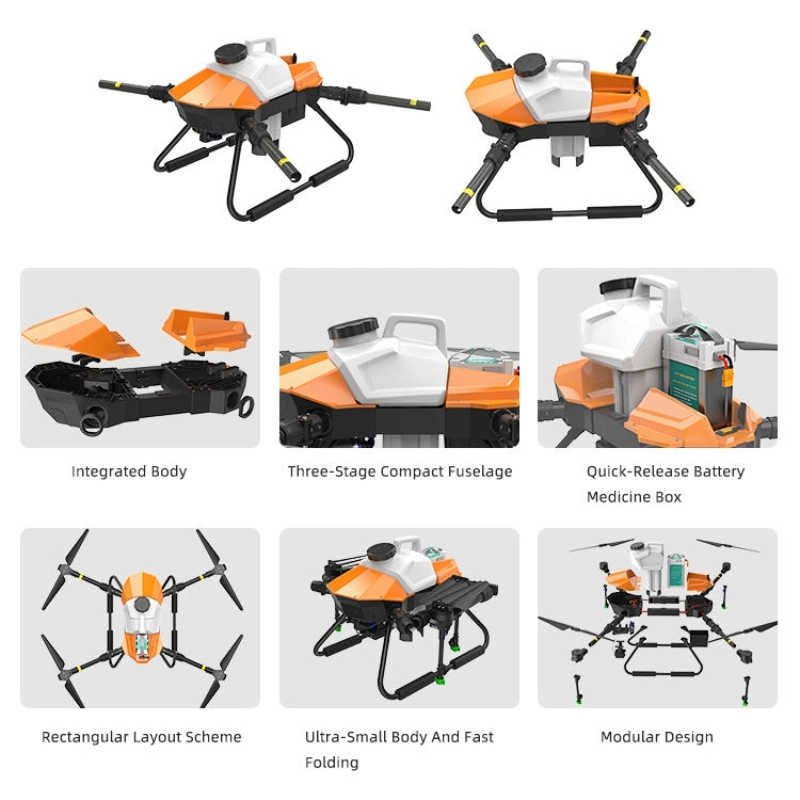 G06 Agri Drone 2023 Cheap Price Uav Accessories Agriculture Planting Machine 6kg