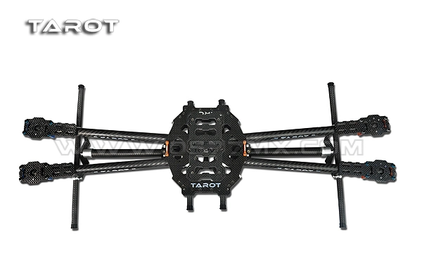 Tarot Fy650 Tl65b01 Full Folding Hexacopter 650mm 3K Pure Carbon Fiber Fpv Aircraft Frame for Aerial Photography Drone