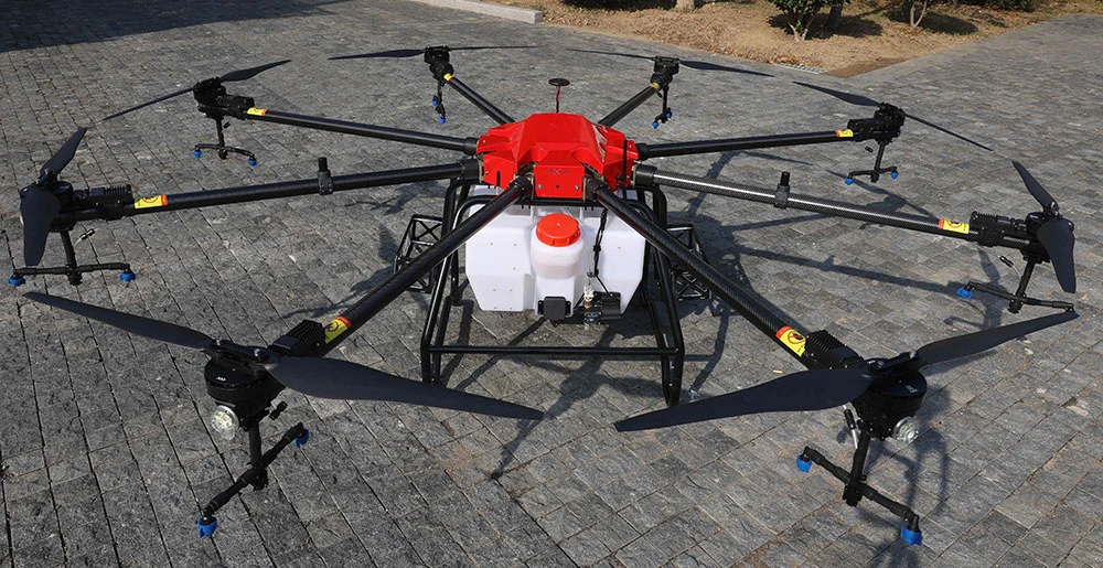 72L Big Payload Gyroplane Carbon Fiber Agriculture Drone Sprayer Fertilizer Sow Seeds Drone