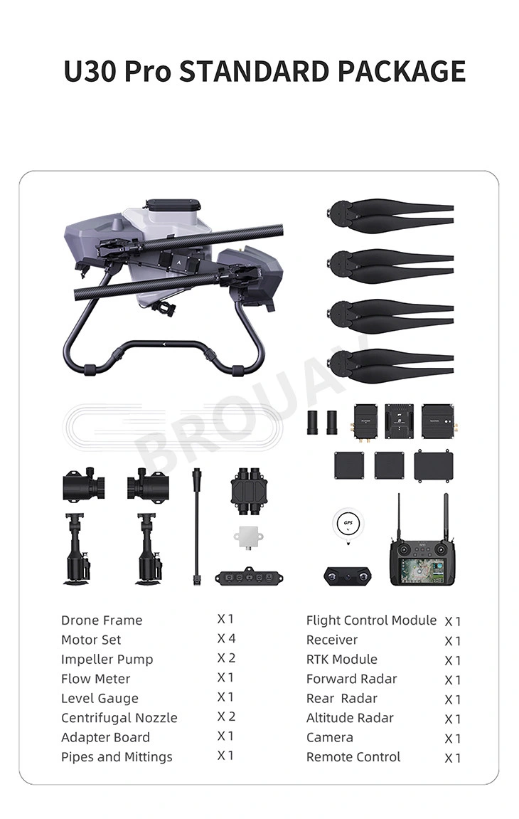 U50 Profactory Newest Agricultural Sprayer Drone Heavy Payload Uav Aircraft Foldable Multi-Rotors Farmer Usage Spraying Drone
