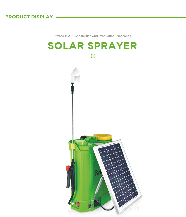 Solar 18L Electric Sprayer Drone Machine Spray for Hospital, School, Supermarket Public Area GF-16D-01zt