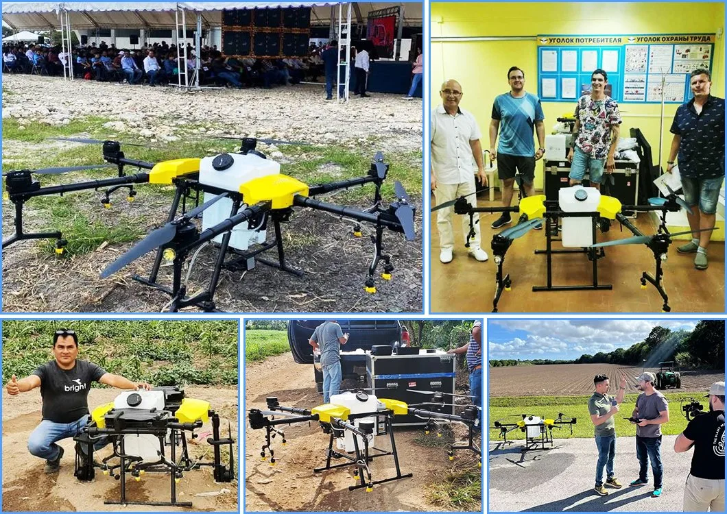 16kg Payload Multi-Rotor Drone Fumigator, Farm Field Drone for Agriculture in India