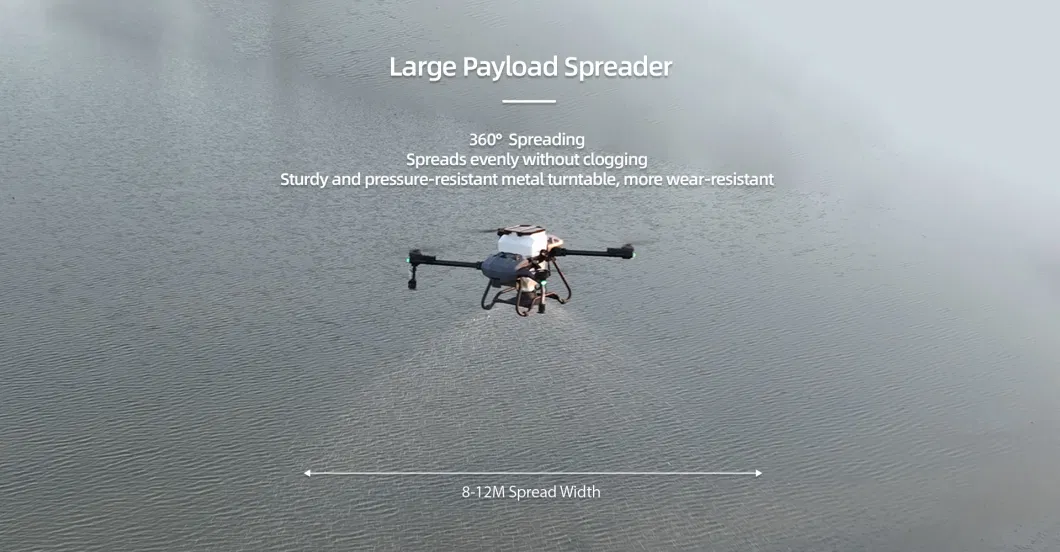 Mini Hf C30 C50 Drone Prices Small Range 30L 50L Drown Fpv Camera Agricultural Citrus Sprayer with Rice Seeder Fertilizer Spreader