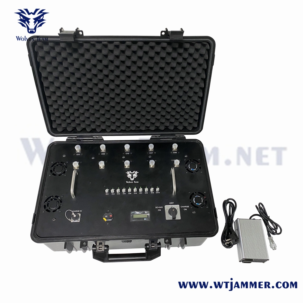 Portable 330W GSM Cell Phone Blocking Device to Jam Cell Phone Signals