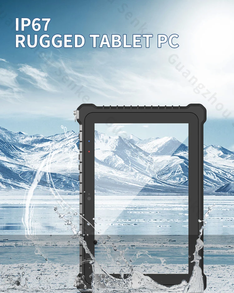 Rugged Tablet PC 10.1 Inch IP67 Waterproof Scanner Tablet Panel for Coal Mine Industrial Tablet