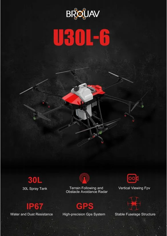Professional Agri Drone Farmer Quadcopter Crop Spreader Drone