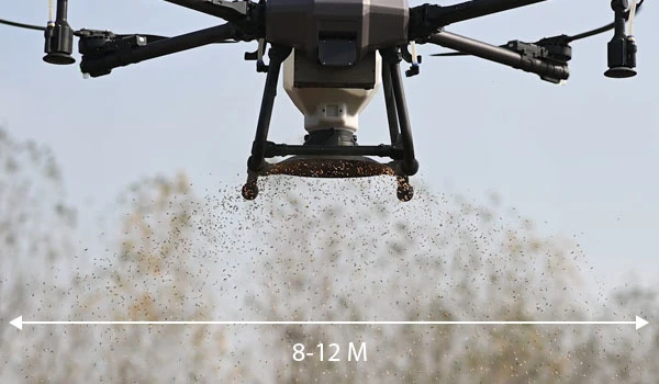 30L 50L Pesticides Crop Spraying 4 Rotor Fumigation Agricultural Drones Heavy Payload Remote Control Night Flight Agricultural Drone with Fertilizer Spreader