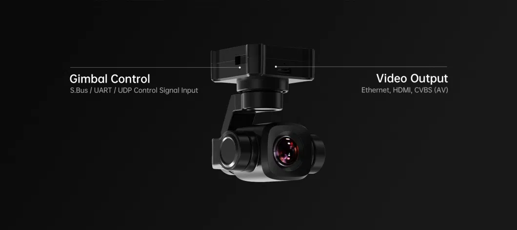 Siyi A8 Ai Mini 4K 8MP Ultra HD 6X Digital Zoom Gimbal Camera with 1/1.7&quot; Sony Sensor Ai Smart Identify for Uav Ugv Usv RC Planes