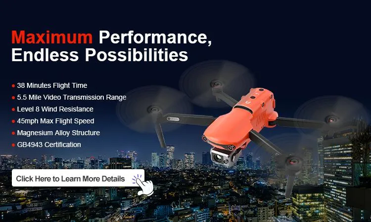 Professional Portable Foldable Autel Evo II Dual 640t Surveillance Security Drone Quadcopter with Camera