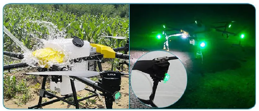 Fumigation Machine Uav Agricultural Drone 4 Motors Heavy Lifting Precision Flying Agriculture Drone Spraying Fertilizer and Pesticides