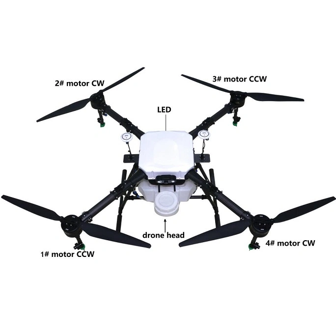 10kg Agricultural Six-Axis Multi-Rotor Spraying Pesticide Agriculture Drone