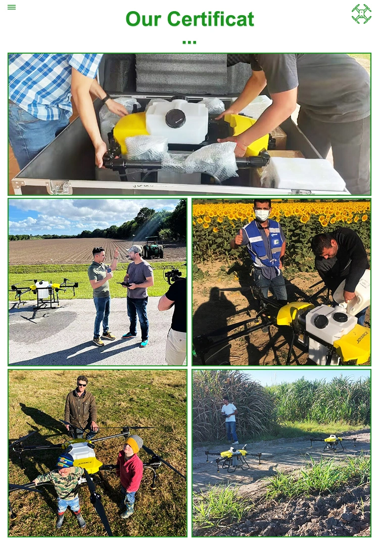 Folding Uav Drone Sprayer Frame with Heavy Payload 40L 4 Axis Carbon Fiber Material for Agricultural Spraying