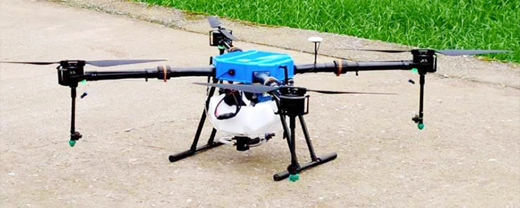 Battery-Powered Agricultural Spray Uav 10 Liters Low Consumption Sterilization Agriculture Drone
