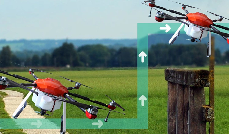 Battery-Powered Agricultural Spray Uav 10 Liters Low Consumption Sterilization Agriculture Drone