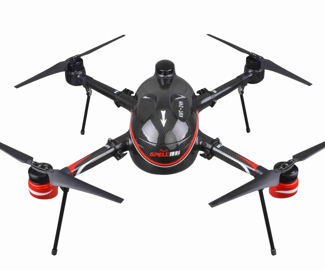 Long Flight Time Quadcopter System with 4K Camera for surveillance