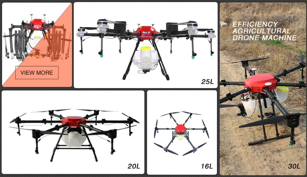 Unmanned Aerial Vehicle 30L Capacity Drone for Agriculture Sprayer Fumigation