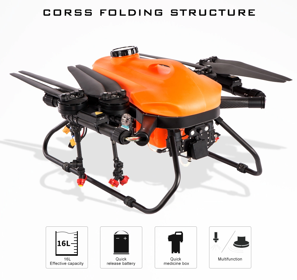 16L Payload Energy Saving Electric Agriculture Flying Sprayer Drone