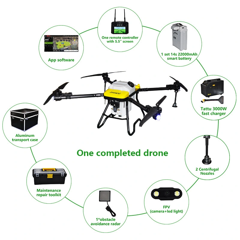 30kg Easy Maintenance Farming Drone, Mist Sprinkler System for Tree in India