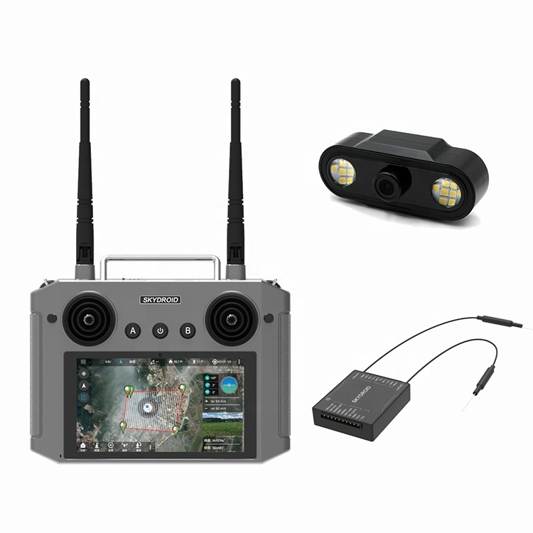 Skydroid H12 2.4GHz 12CH Remote Control Receiver / Mini Camera / Digital Map Transmission for Agricultural Farm Spraying Drone