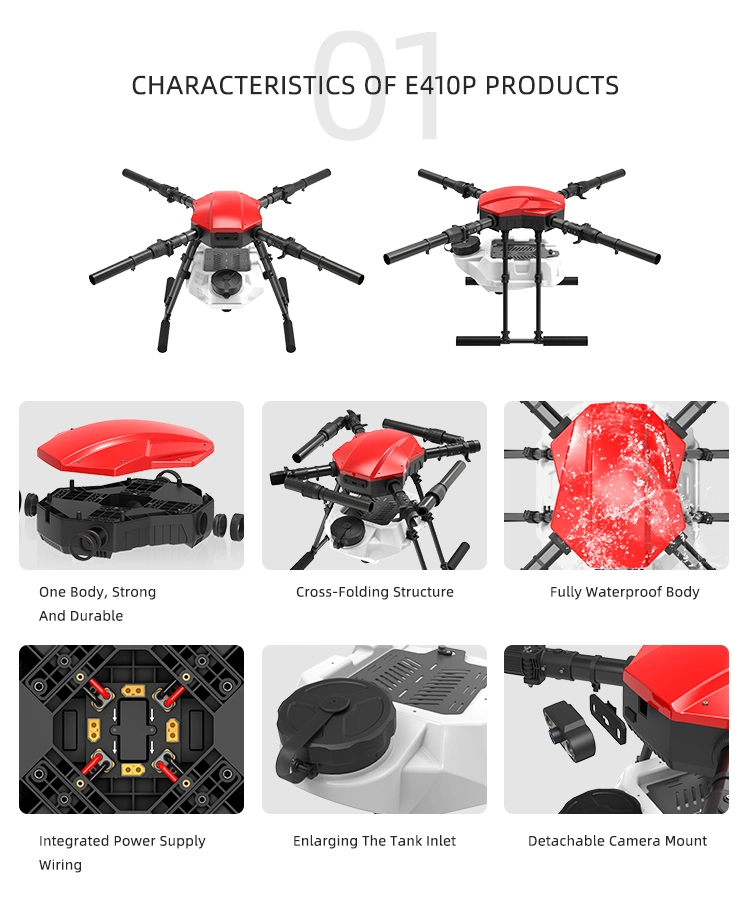 10L Agriculture Procesador/ Quadcopter Agriculture Sprayer Drone Frame