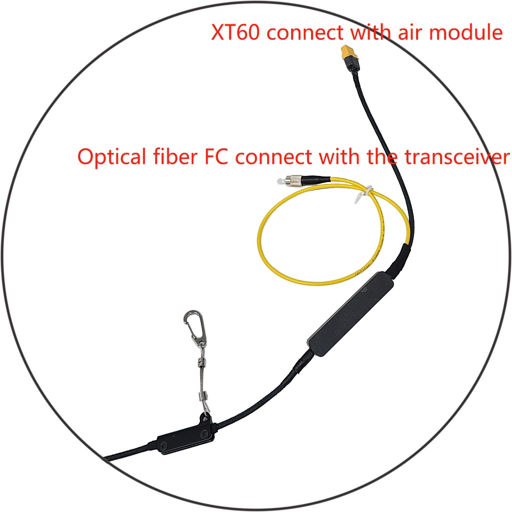 Mtow 15kg 3kw 220m Cable Auto Reel Drone Tether Power Station