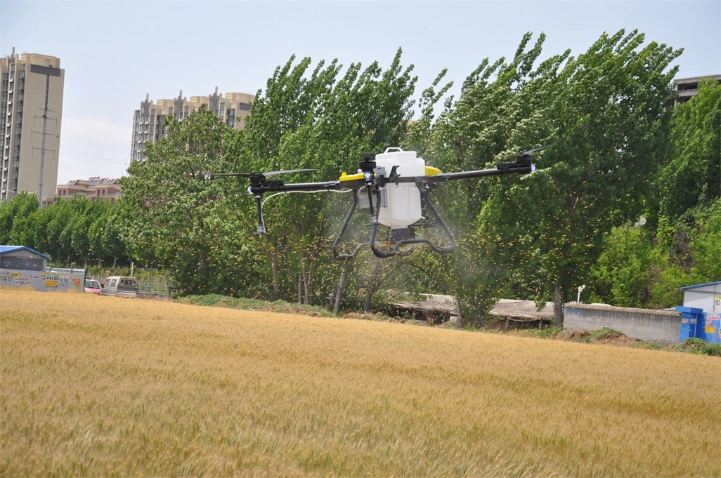 Spraying Paddy Bugs in Rice Farm Using Helicoptor Fumigation Spraying Uav Drone