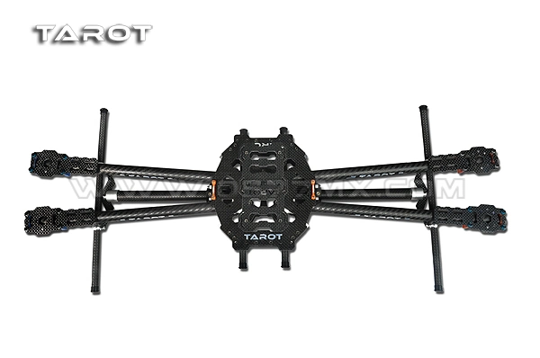 Tarot Iron Man 650 Fully Folding Carbon Fiber Aircraft Fpv Quadcopter Tl65b01 with Landing Gear