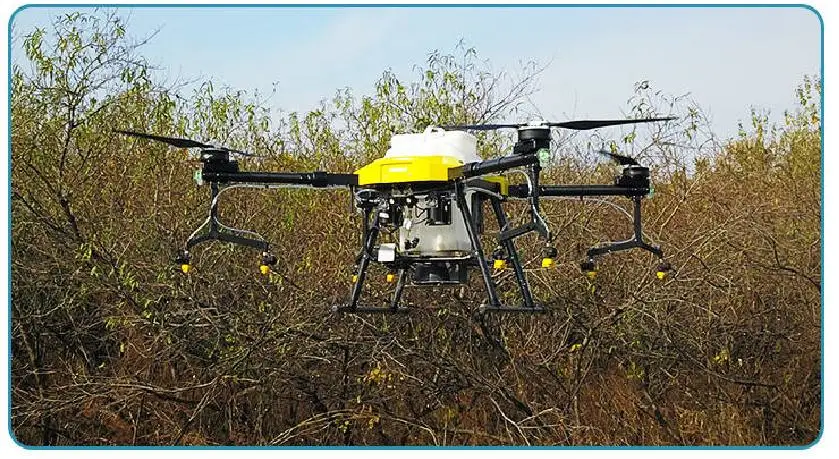 16kg Payload Multi-Rotor Drone Fumigator, Farm Field Drone for Agriculture in India