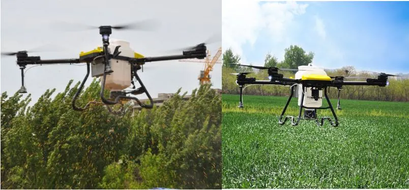 World&prime;s Largest Crop Spraying New Design 4-Axis Agricultural Spray Drone