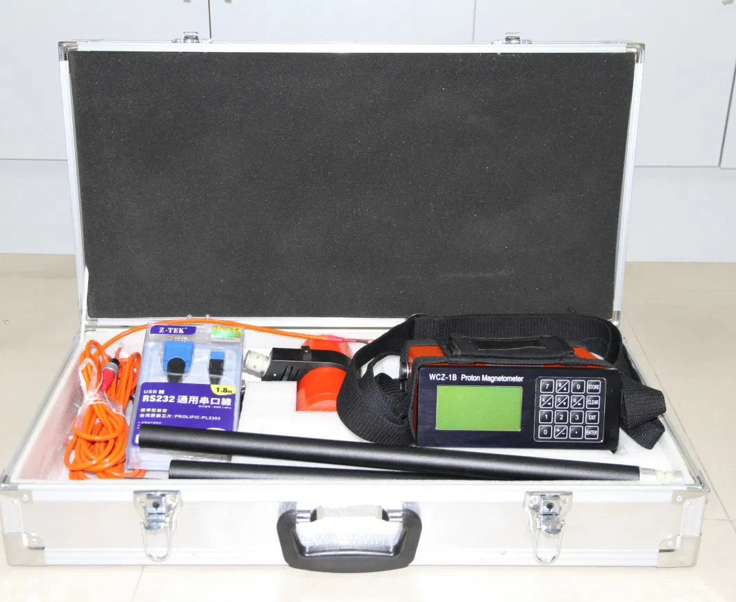 Overhauser Magnetometer Gradiometer Portable GPS Proton Magnetometer for Geological Survey