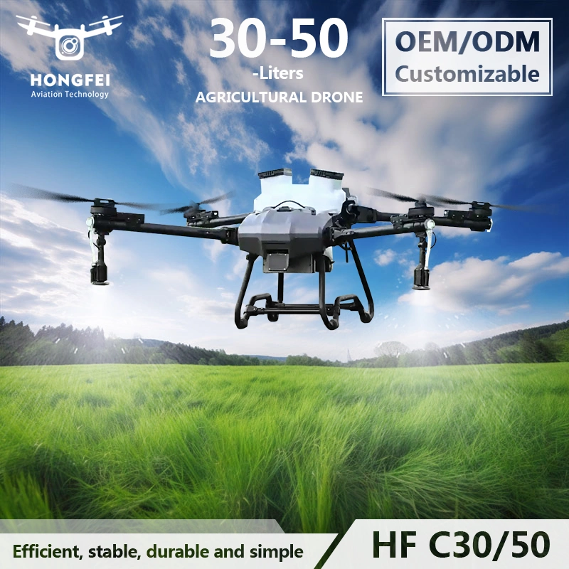 Agricultura Drone 30-50L UAV fumigación Dron Drones 4-Axis fumigación agrícola Drones