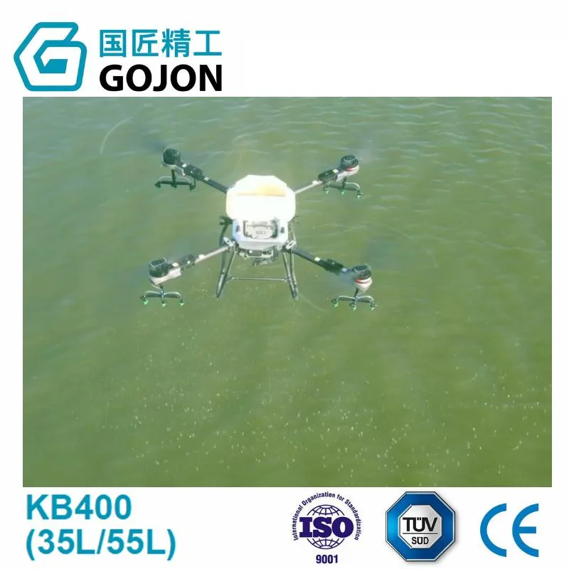 Maquinaria agrícola Dji T50 fertilizante no tripulados de la pulverización de Drone