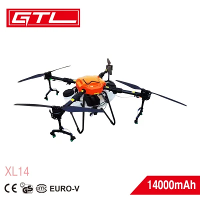  Irroratrice a spruzzo con alimentazione a drone 6-8 ha/ora / polvere per applicazioni agricole Macchina per pesticidi per protezione vegetale con utensile elettrico (XL14)