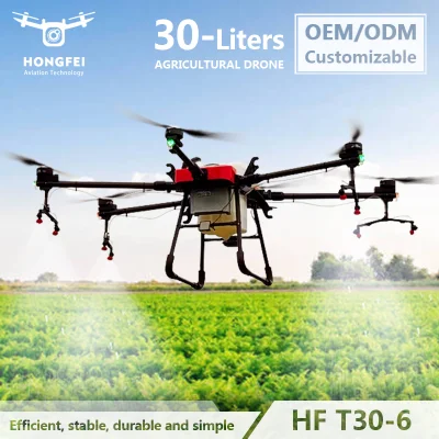 Irrorazione del drone 30 l irrorazione del drone agricolo irrorazione del drone UAV Spray a sei assi Telaio pieghevole Agro Agricoltura spruzzatura Drone